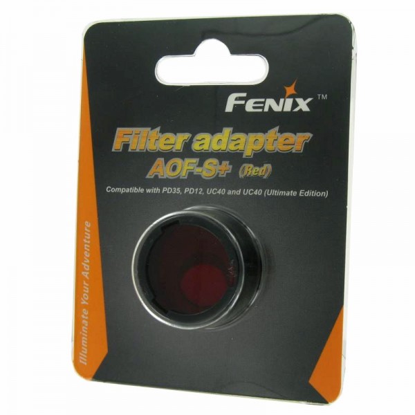 Rood filter voor Fenix-zaklamp E35UE, PD35, PD12, UC35, UC40, HP01